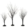 Best Black Bare Branch Trees, St/3 Halloween Village Accessories
