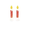 Best Blow Mold Candle s/2 Village Accessories