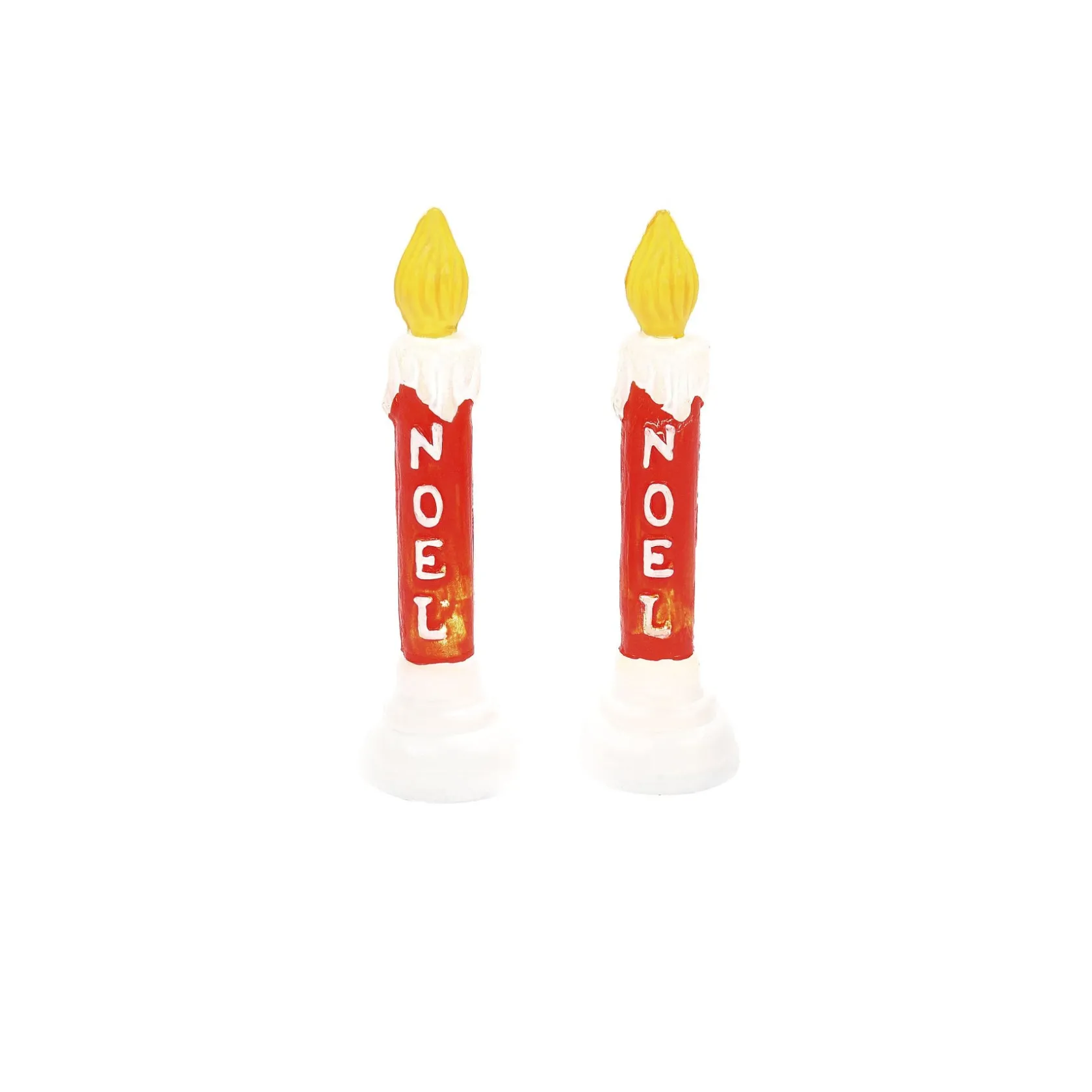 Best Blow Mold Candle s/2 Village Accessories