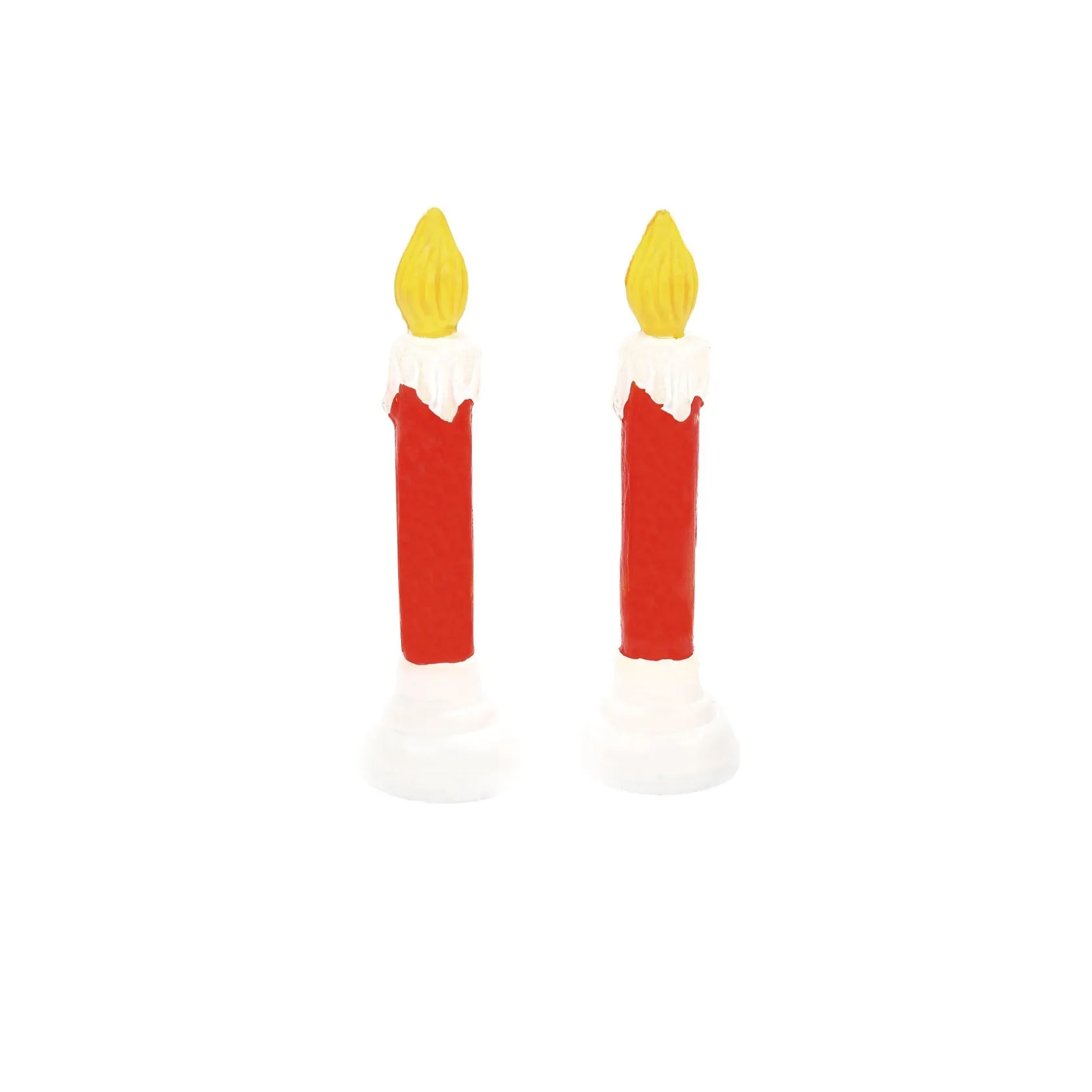 Best Blow Mold Candle s/2 Village Accessories