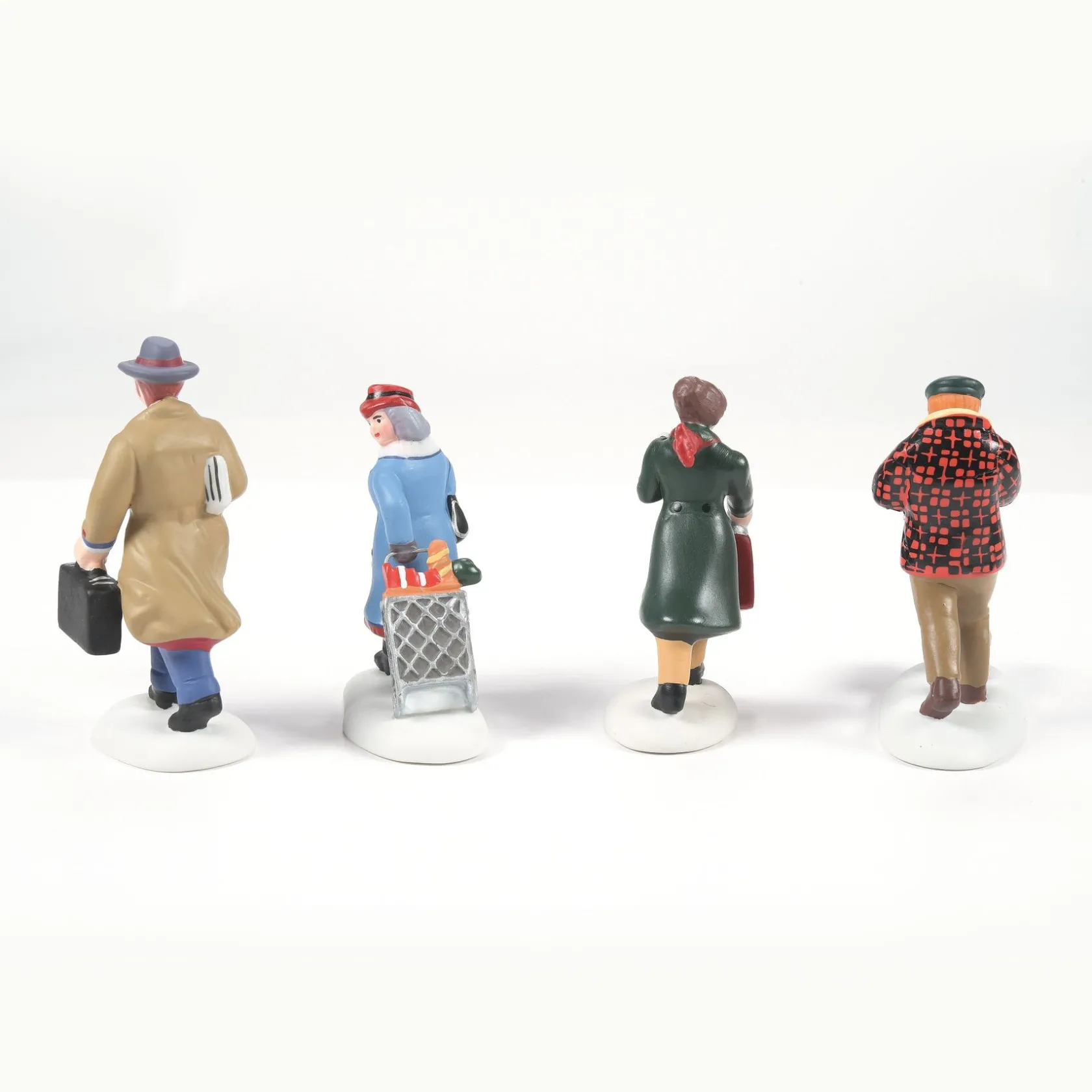 Online Busy City Sidewalks Christmas In The City Series