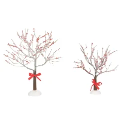 Clearance Crabapple Tree With Ribbon Village Accessories