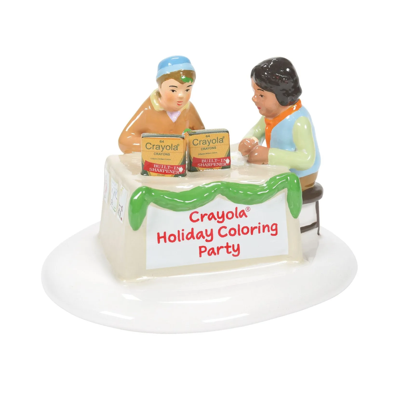 Online Crayola Holiday Coloring Party The Original Snow Village