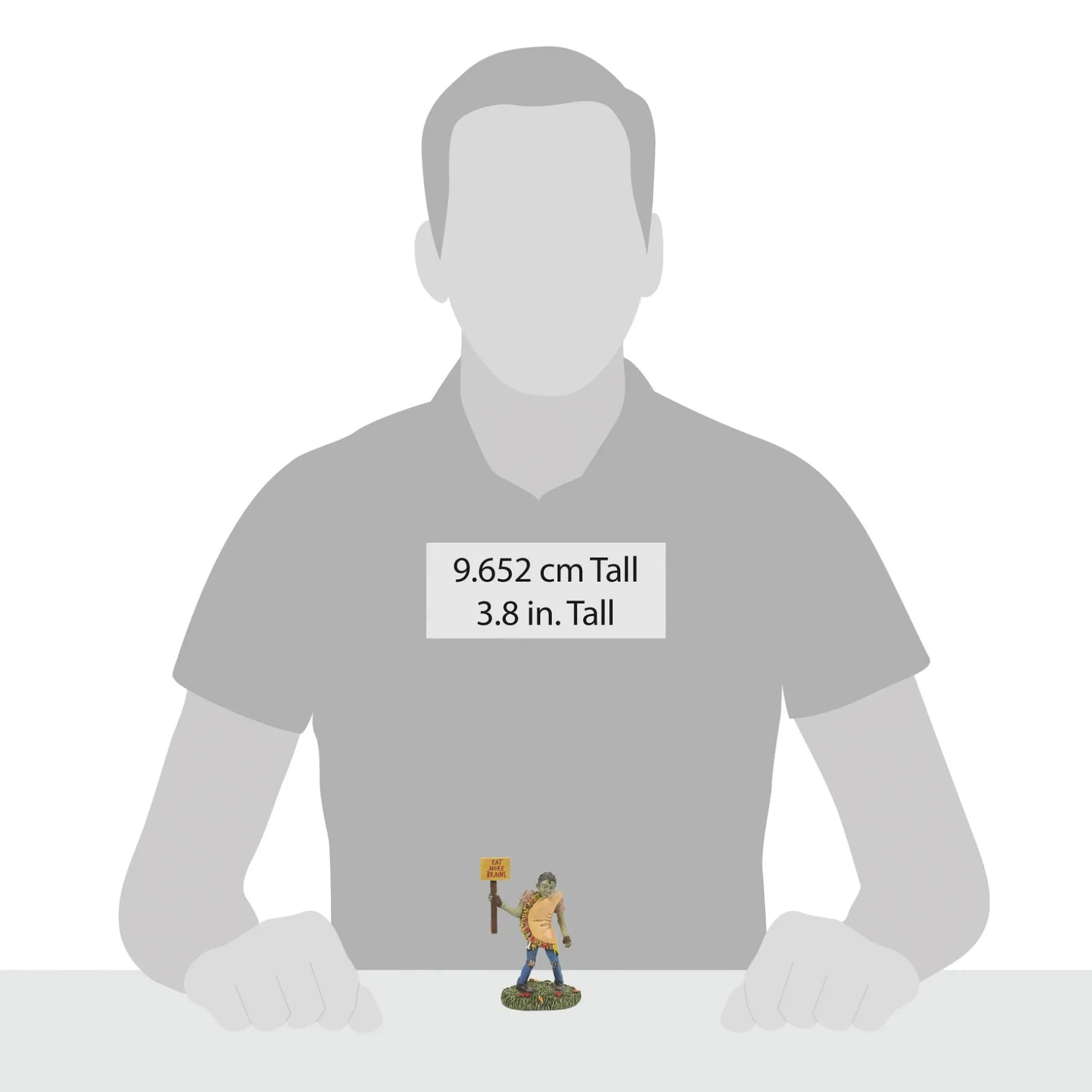 New Eat More Brains Snow Village Halloween