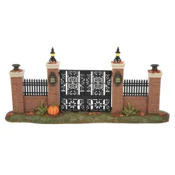 Clearance Haunted Mansion Gate Snow Village Halloween