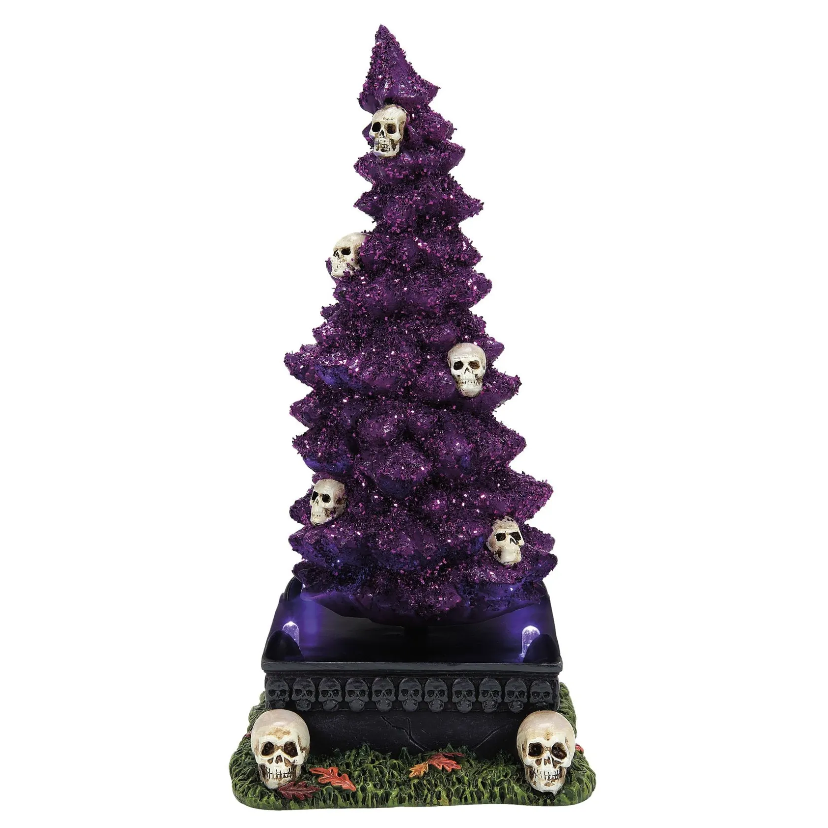 Hot Haunted Skull Tree Halloween Village Accessories