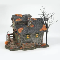Ichabod Crane's House Snow Village Halloween