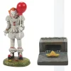 New IT & The S.S. Georgie Set of 2 Snow Village Halloween