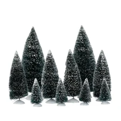 New Landscape Trees Snow Road Village Accessories