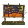 Clearance Lit Pumpkin Patch Billboard Halloween Village Accessories