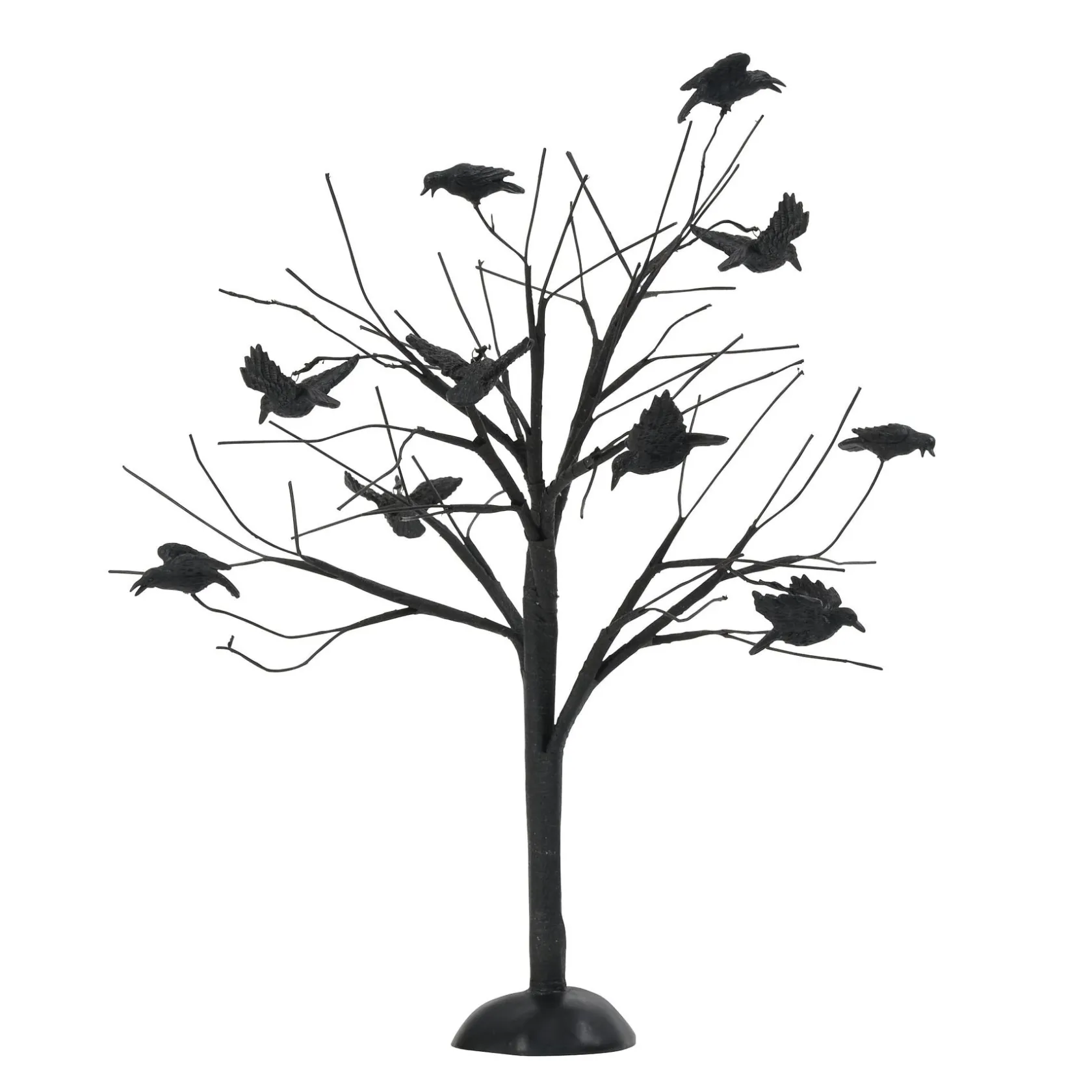 Hot Murder Of Crows, Tree Halloween Village Accessories