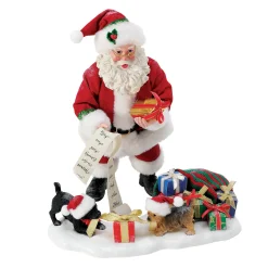 Clearance Naughty and Naughty Santa & His Pets