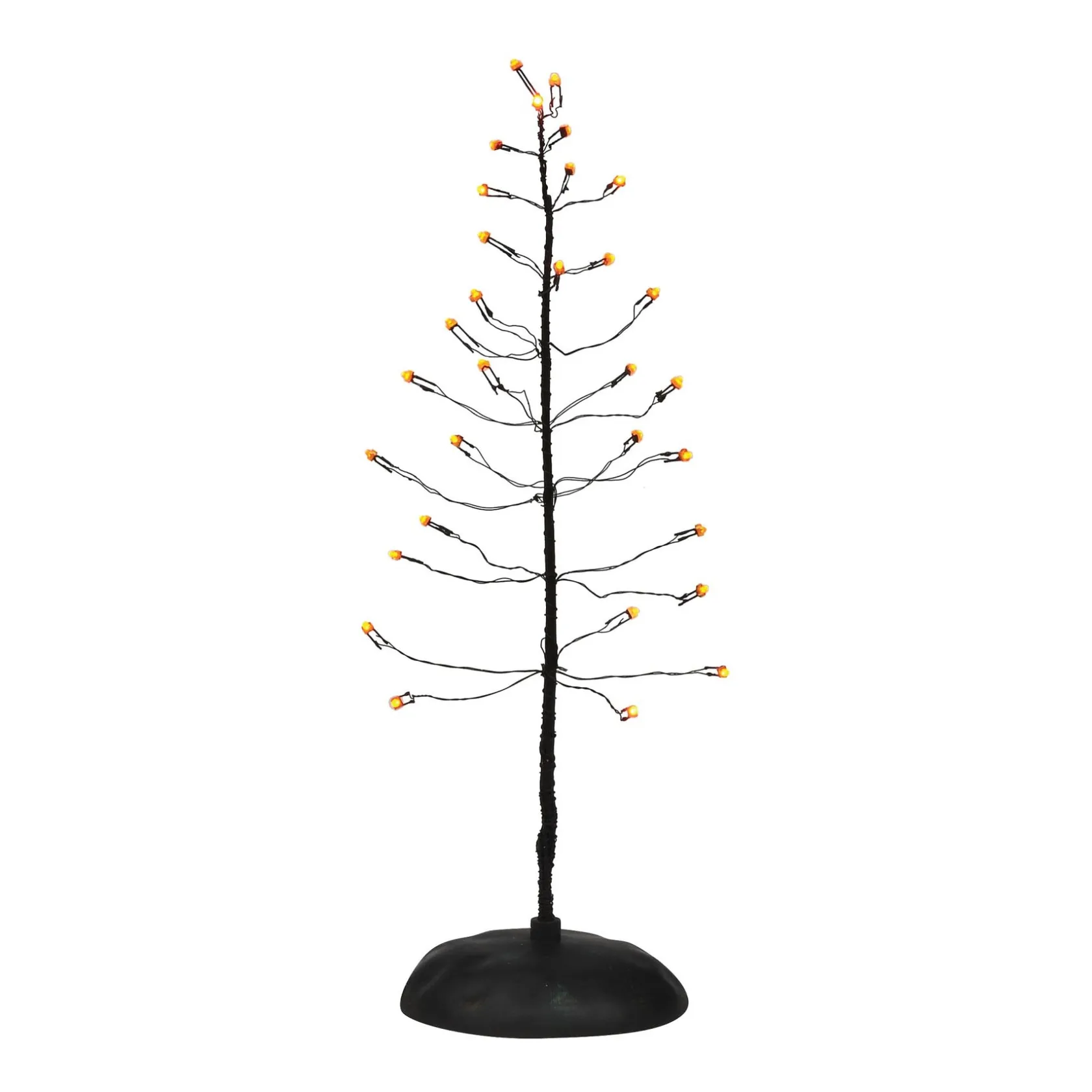 Sale Orange Twinkle Bright Tree Halloween Village Accessories