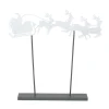 Clearance Santa's Sleigh Silhouette Village Accessories