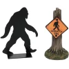 Clearance Sasquatch Silhouette set Halloween Village Accessories