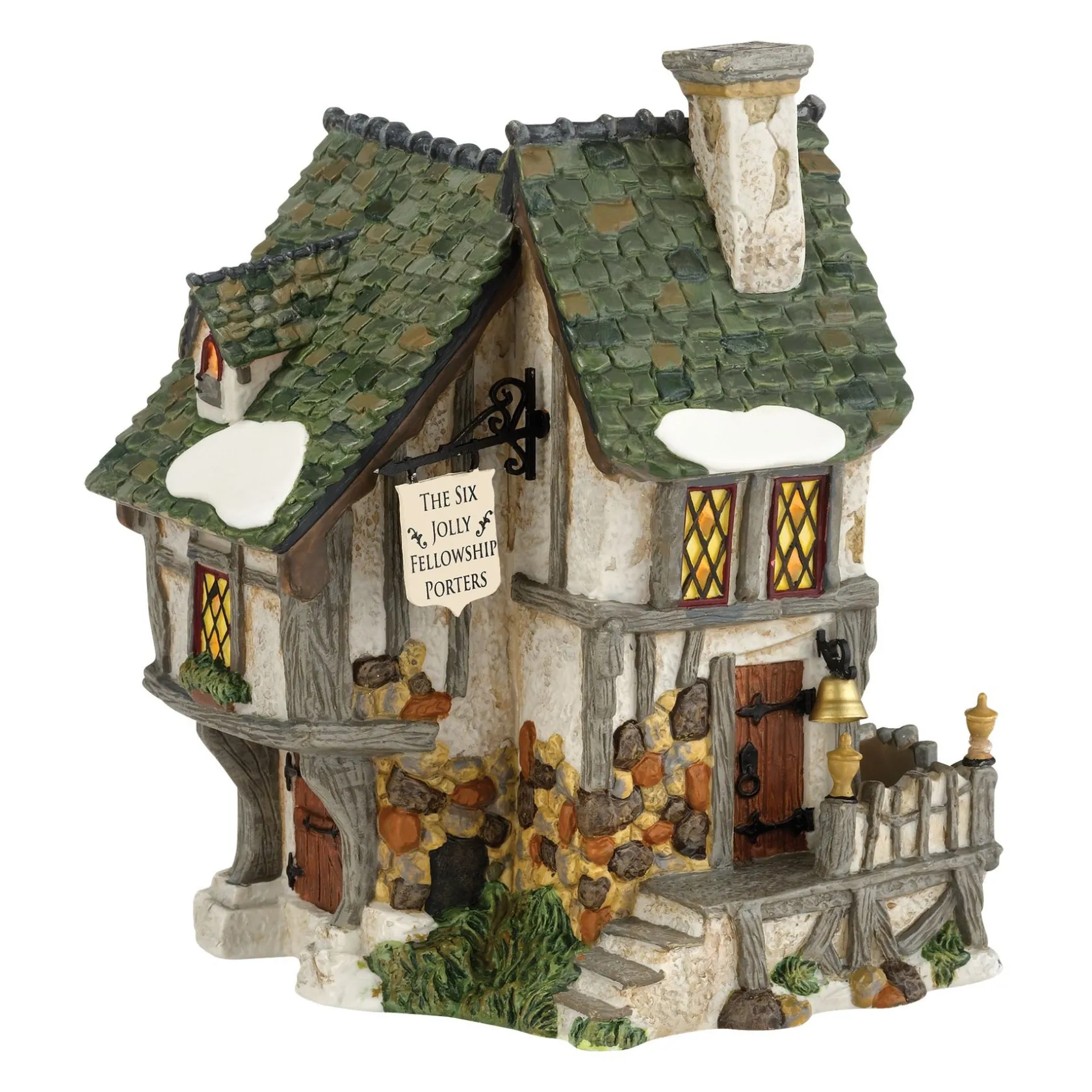 Six Jolly Fellowship Porters Dickens Village Series