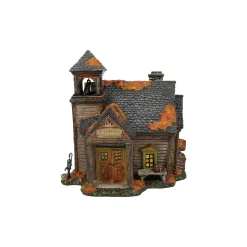 Sale Sleepy Hollow School House Snow Village Halloween