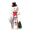 Online Snowman Watertower Village Accessories