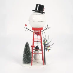 Online Snowman Watertower Village Accessories