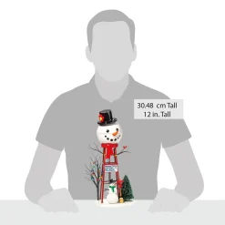 Online Snowman Watertower Village Accessories