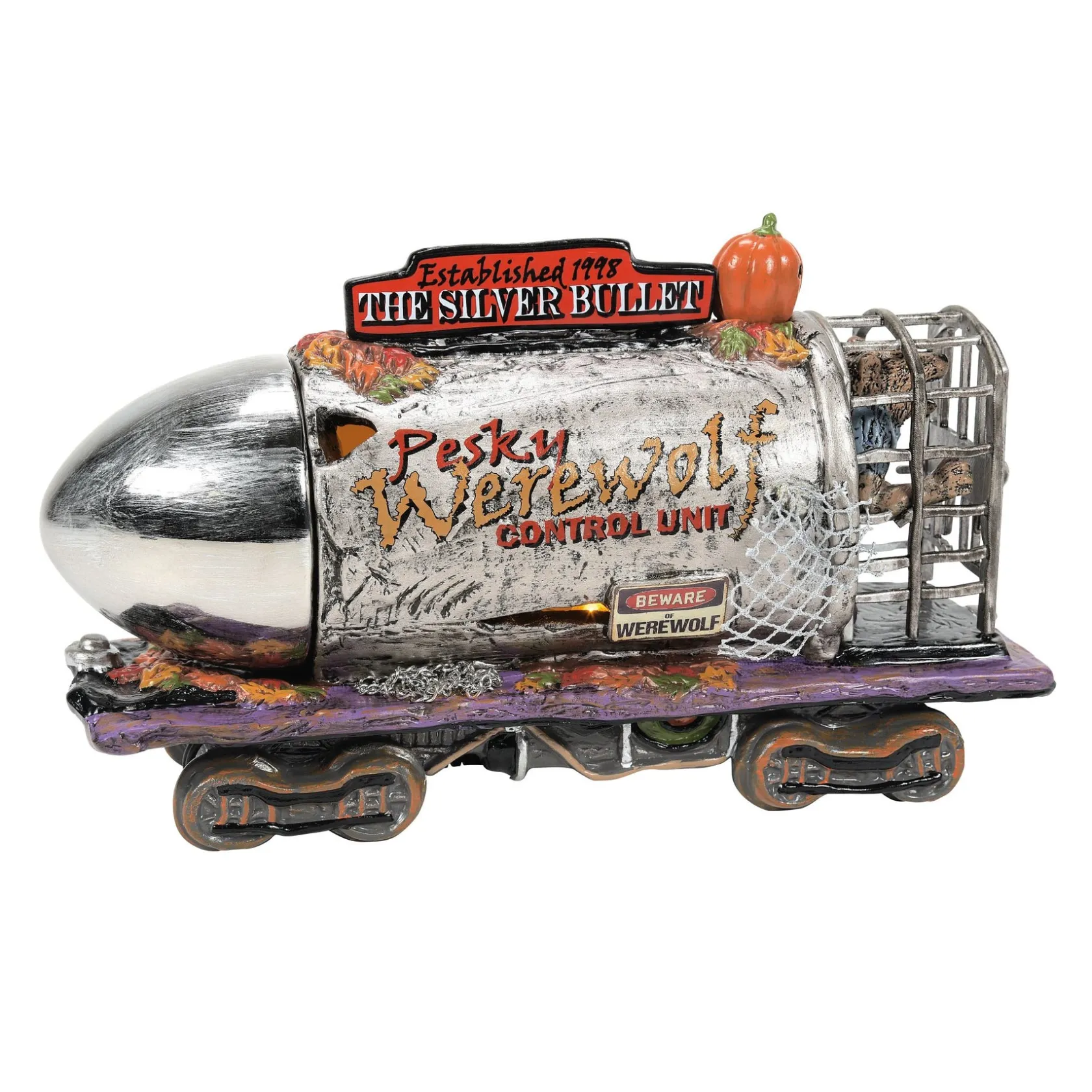 Sale The Silver Bullet, 25th Anniv Snow Village Halloween