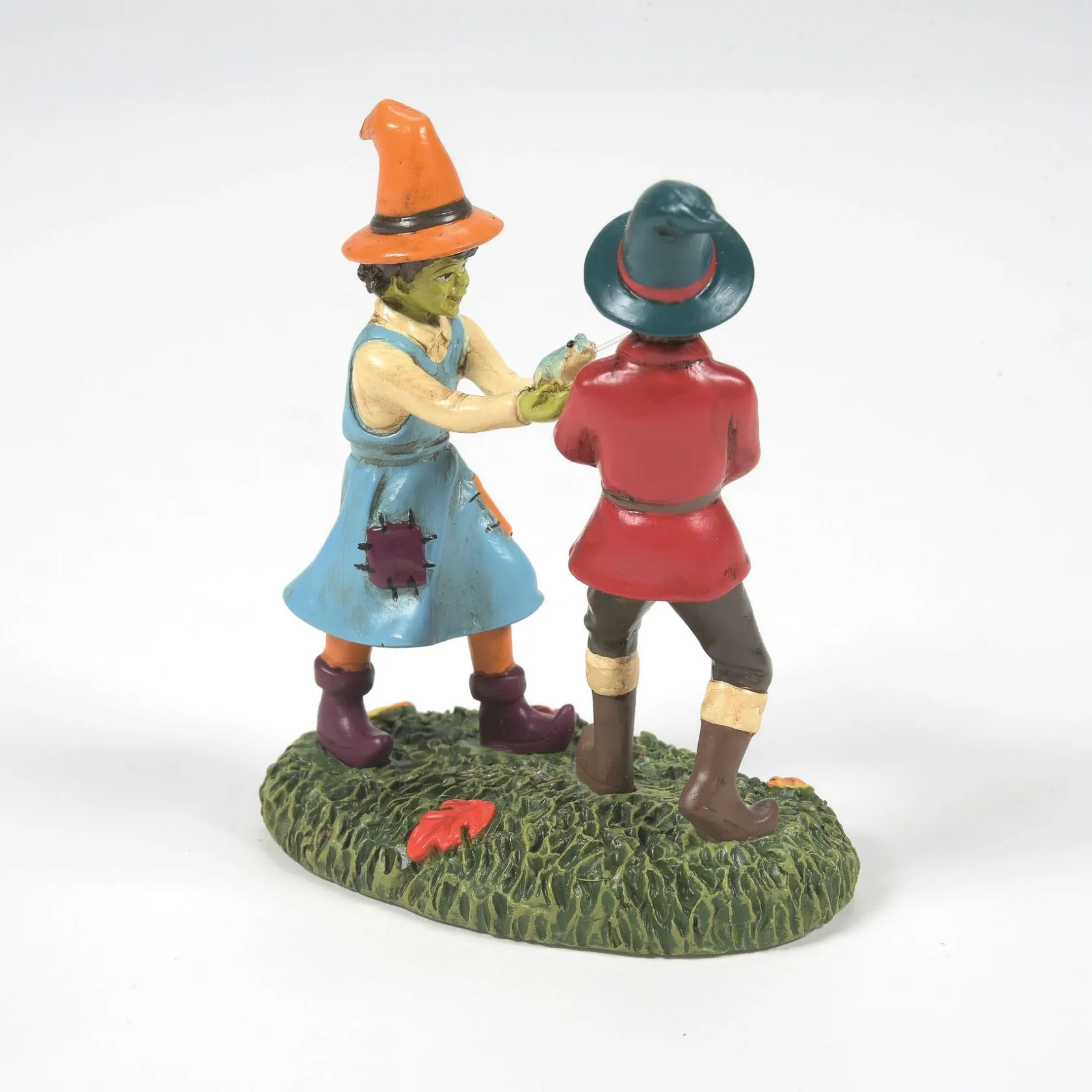 Outlet The Squirting Frog Trick Snow Village Halloween