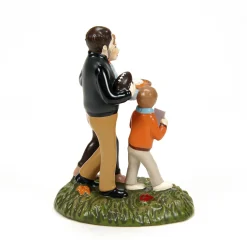 Sale Touchdowns, Turkey & Pie Snow Village Halloween