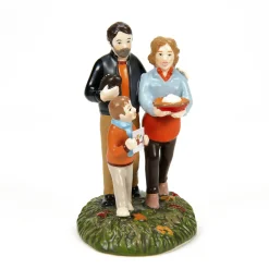 Sale Touchdowns, Turkey & Pie Snow Village Halloween