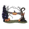 Trick or Treat Lane Entrance Halloween Village Accessories