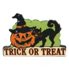Outlet Trick or Treat Sign Halloween Village Accessories